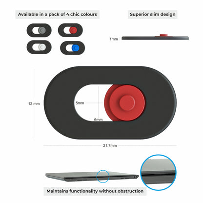 SimplyEasy Webcam Cover Slider Camera Privacy Cover Slider