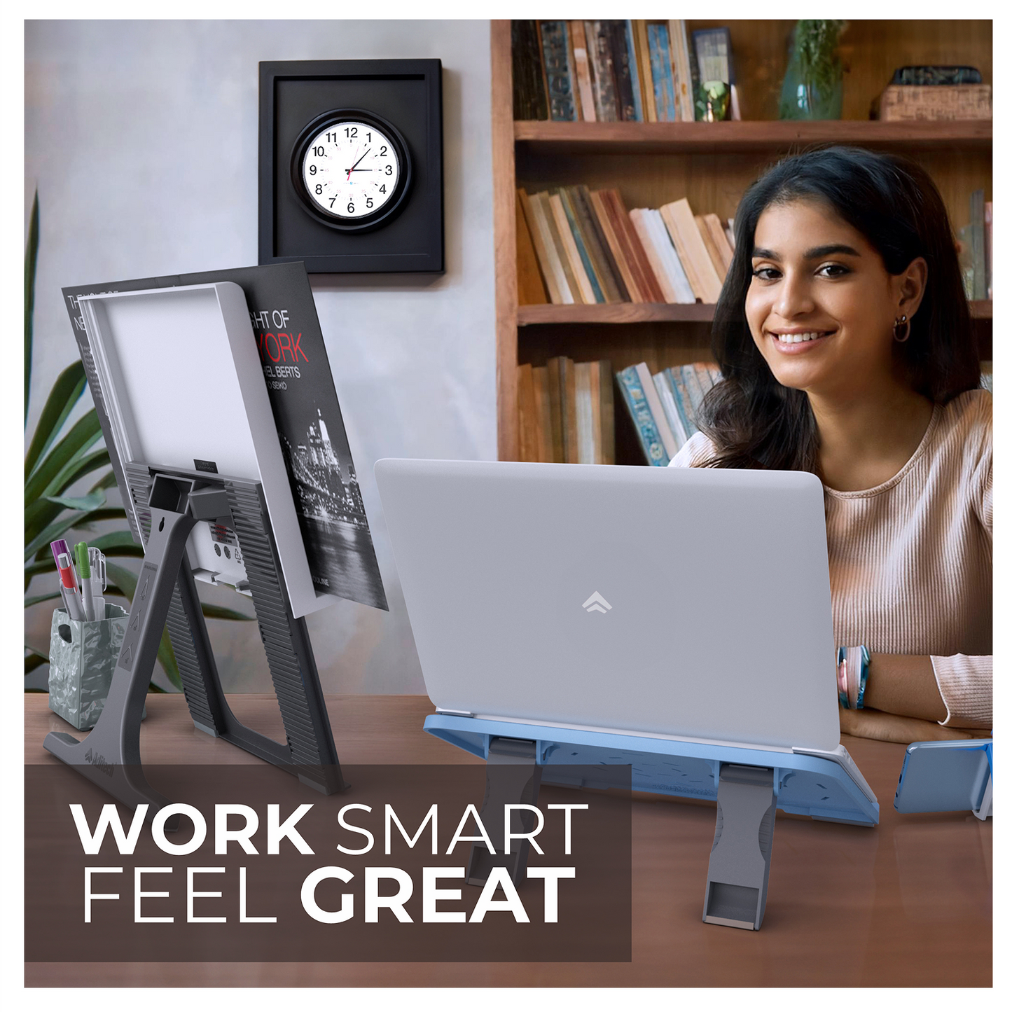 SimplyEasy Reading Stand Plus & Laptop Stand Combo