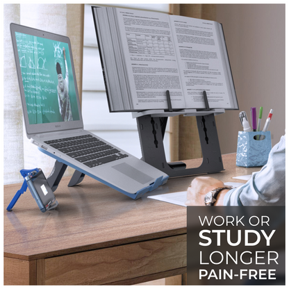 SimplyEasy Reading Stand Plus & Laptop Stand Combo
