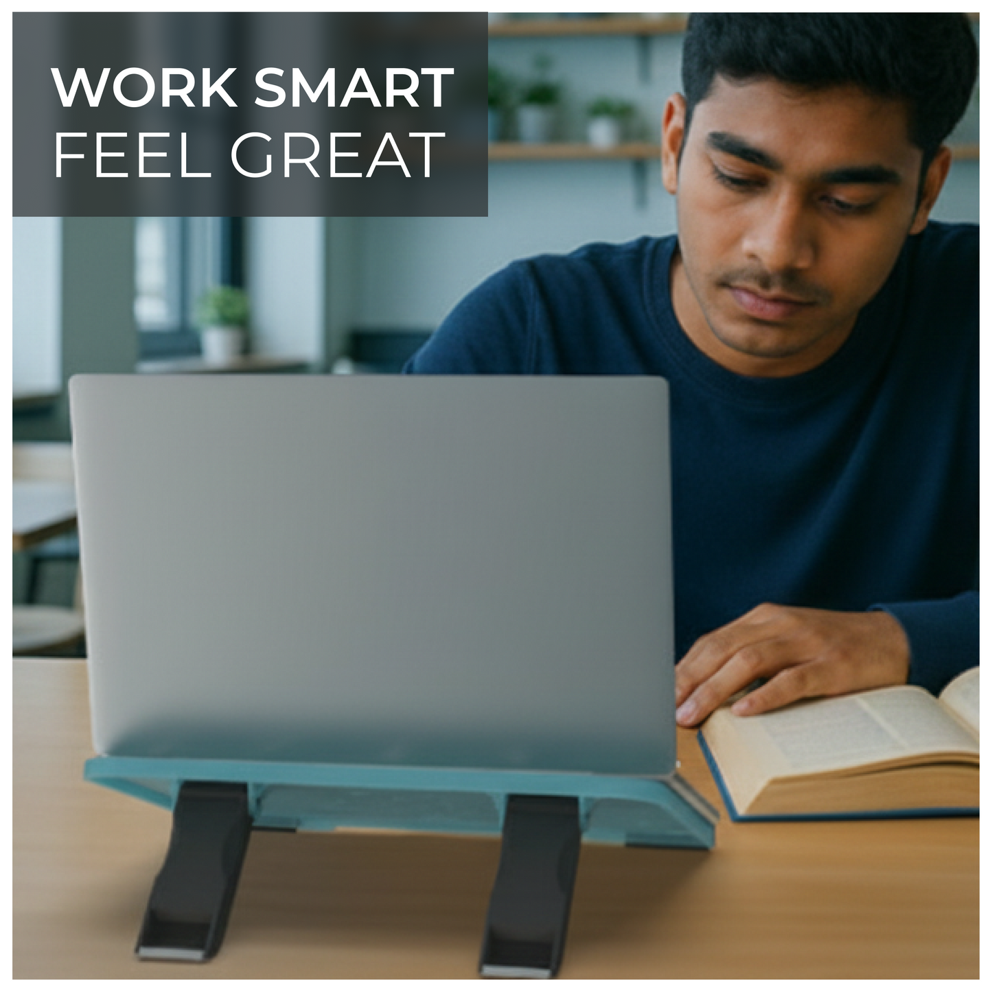 SimplyEasy Reading Stand Plus & Laptop Stand Combo